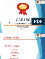 CAP460 Lecture0