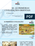 Aula 03-04-05 - As Primeiras Civilizações Orientais-3 º Ano