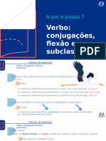 Verbo - Conjugações, Flexão e Subclasses