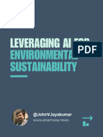 AI in Environment Sustainability