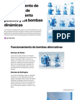 Funcionamiento de Las Bombas de Desplazamiento Positivo y Las Bombas Dinamicas