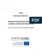 WP2 Literature Review - Empowering Future Integrity Leaders in School Education (Praxi Network - FORTH)