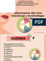 Alteraciones Del Ciclo Menstrual