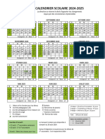 Calendrier Scolaire 2024 2025th5y54yg54