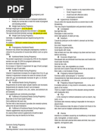 Diet During Pregnancy and Lactation Notes 5