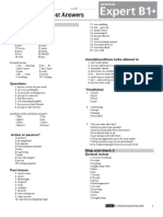 Expert B1+ - Stop and Check - Answer Key