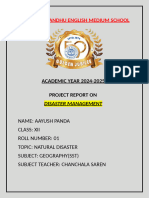 Buxi Jagabandhu English Medium School: ACADEMIC YEAR 2024-2025 Project Report On