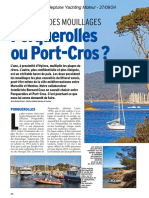 Porquerolles Ou Port-Cros ?: Chronique Des Mouillages