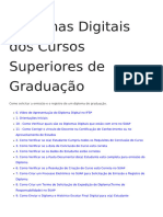 Diplomas Digitais Dos Cursos Superiores de Graduacao