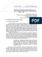 O Papel Das Pequenas Cidades Na Rede Urbana e As Relaoes Entre o Urbano e o Rural o Caso de Flora Rica SP