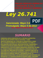 Ley 26741. Nacionalización de YPF