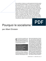 Einstein Et Le Socialisme