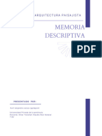 Memoria Descriptiva PDF