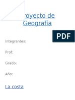 Proyecto de Geografía