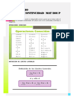 Formulario Limites Y Continuidad Mat 1101 P