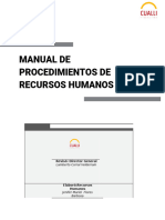 Manual de Procedimientos de Recursos Humanos