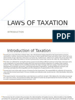 Laws of Taxation