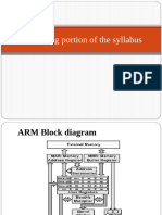 Slide 6 (Block Diagram, ARM Core Data Flow Model)