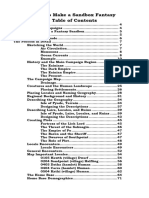 Fantasy Sandbox ToC