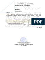 Carta para Retiro de Presupuesto 0243-2023