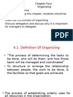 Chapter 4 Organizing