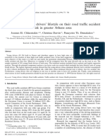 The Impact of Young Drivers' Lifestyle On Their Road Traffic Accident Risk in Greater Athens Area