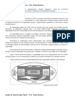 Estruturas Organizacionais - Prof. Rafael Barbosa