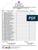 Report Card Distribution Attendance