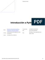 Introducción A Python