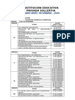 TEMARIO - DE - ACTIVIDADES - SIGNIFICATIVAS - Secundaria