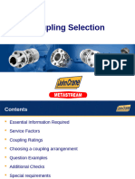 Couplings Selection