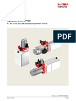 Hydraulic Units UP100: K1, K3, K4, K6, K7 S309 Standard and Low Noise Versions