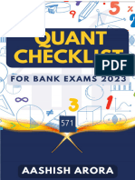 Quant Checklist 571 Exams 2024