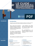 Guide de La Reconversion Professionnelle