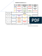 Horario 5°C