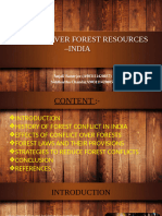 Conflict Over Forest Resources in India (Anjali & Siddharrth)