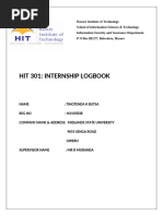 Tinotenda Butsa Internshiplogbook