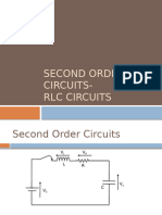 1-Second Order Circuits