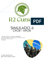 SIMULADO 6 - R2 Cursos