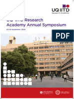 UQIITD Annual Symposium - Schedule Sept 23-24, Senate Room, IIT Delhi