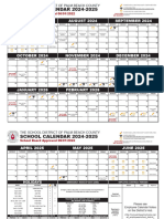 2024-25 Calendar