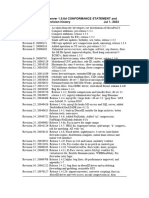 Dicom Conformance Statement