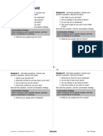 Unit 12 Oral Quiz: Student A Student B