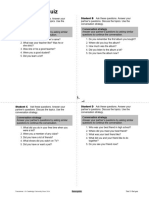 Unit 11 Oral Quiz: Conversation Strategy Conversation Strategy