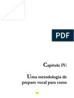 Cap. IV - O Regente e A Construção Da Sonoridade Coral - Tese UNICAMP