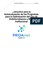 Instructivo Autoevaluacion PROAnet PROA Spanish