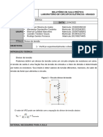 Aula Prática 4 Divisor de Tensãof