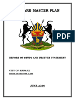 Harare Master Plan Final Document