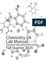 CHE 2A Student Lab Manual 2024F