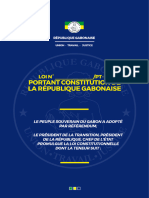 Projet de Constitution de La Republique Gabonaise